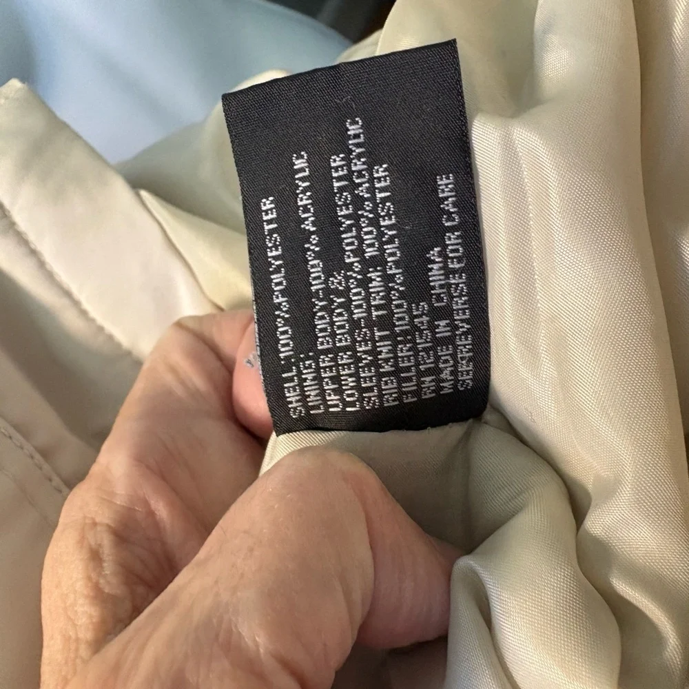 The London Fog women's trench coat in beige with a corduroy brown collar is a cl